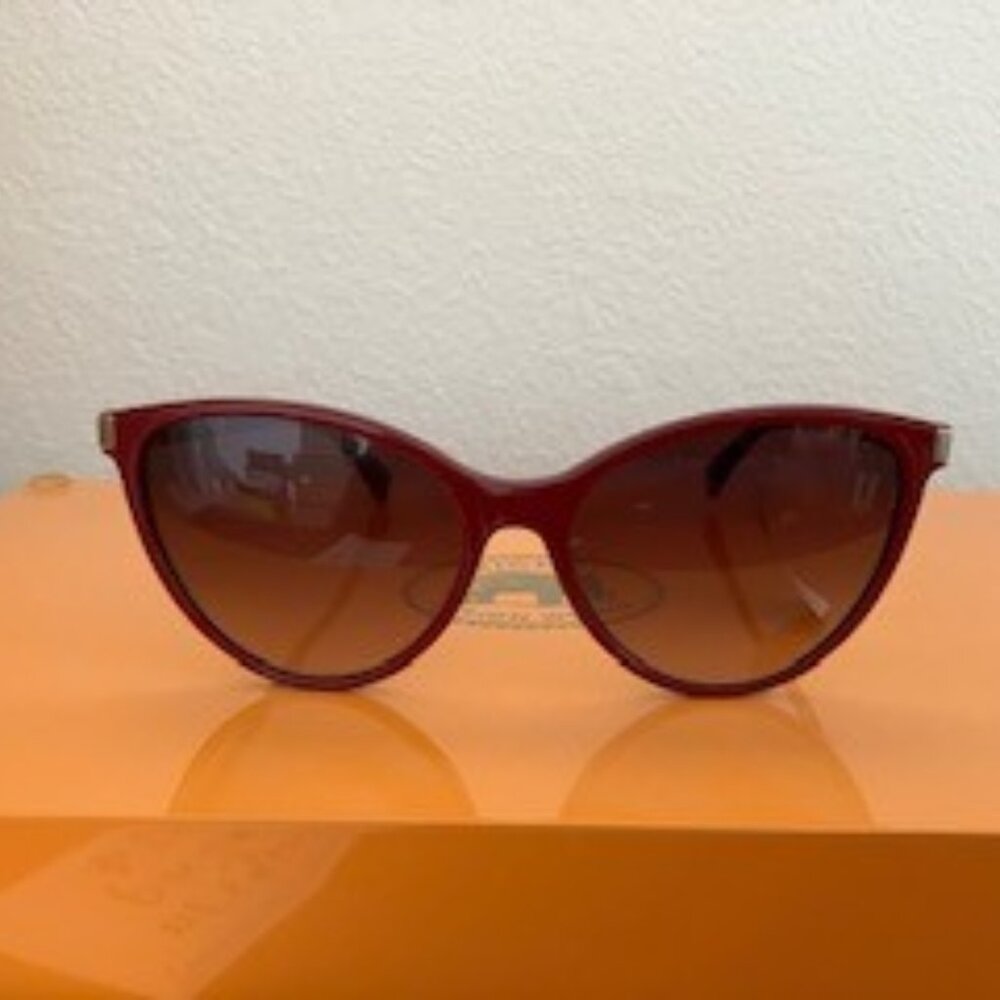 Longchamp Red Cateye Sunglasses